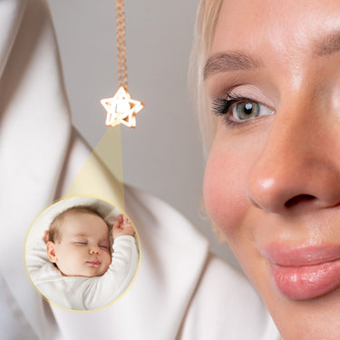 Star Photo Personalised Necklace - Photo Necklace - Photo Projection Necklace Necklace Brother & Sisters